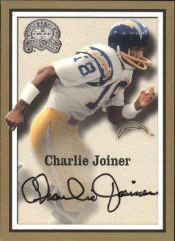 2000 Fleer Greats of the Game - Gold Border Autographs #NNO Charlie Joiner Front