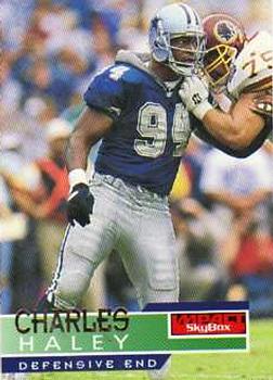 1995 SkyBox Impact #35 Charles Haley Front
