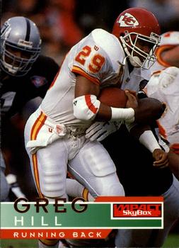 1995 SkyBox Impact #71 Greg Hill Front
