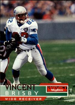 1995 SkyBox Impact #93 Vincent Brisby Front