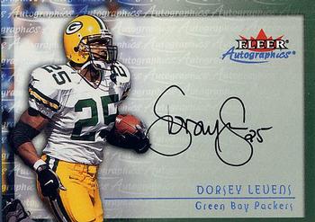 2000 Fleer Tradition - Autographics #NNO Dorsey Levens Front
