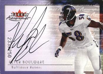 2000 Fleer Tradition - Autographics Silver #NNO Peter Boulware Front