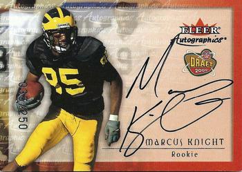 2000 Fleer Tradition - Autographics Silver #NNO Marcus Knight Front