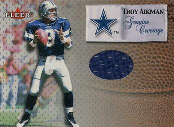 2000 Fleer Tradition - Genuine Coverage #NNO Troy Aikman Front