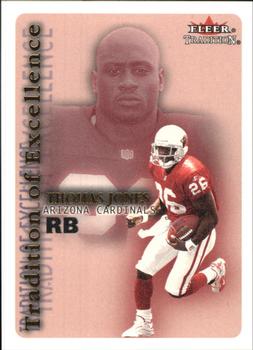 2000 Fleer Tradition - Tradition of Excellence #17 TE Thomas Jones Front