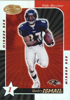 2000 Leaf Certified - Mirror Red #14 Qadry Ismail Front