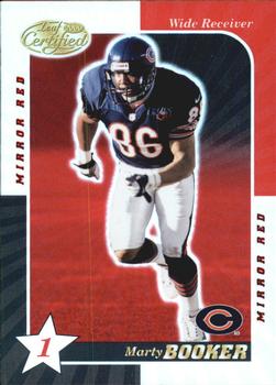 2000 Leaf Certified - Mirror Red #29 Marty Booker Front