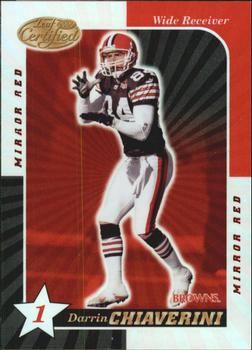 2000 Leaf Certified - Mirror Red #34 Darrin Chiaverini Front