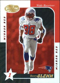 2000 Leaf Certified - Mirror Red #57 Terry Glenn Front
