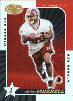 2000 Leaf Certified - Mirror Red #94 Adrian Murrell Front