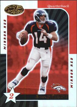 2000 Leaf Certified - Mirror Red #114 Brian Griese Front