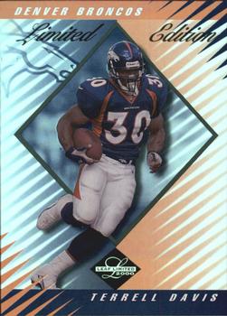 2000 Leaf Limited - Limited Edition #165 Terrell Davis Front