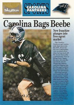 1995 SkyBox Premium #15 Don Beebe Front