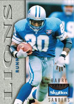 1995 SkyBox Premium - Inside the Numbers #11 Barry Sanders Front