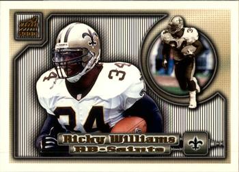 2000 Pacific Aurora - Pinstripes #91 Ricky Williams Front