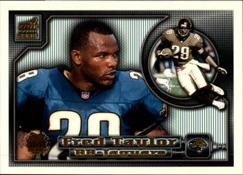 2000 Pacific Aurora - Premiere Date Pinstripes #66 Fred Taylor Front
