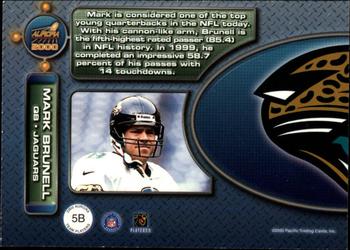 2000 Pacific Aurora - Team Players #5B Mark Brunell Back