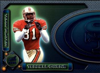 2000 Pacific Aurora - Team Players #8B Terrell Owens Front