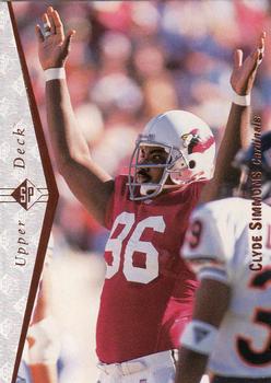 1995 SP #90 Clyde Simmons Front