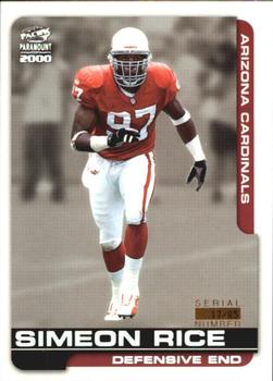 2000 Pacific Paramount - HoloSilver #5 Simeon Rice Front