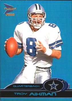 2000 Pacific Prism Prospects - Holographic Blue #24 Troy Aikman Front
