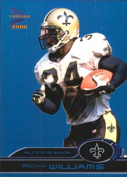 2000 Pacific Prism Prospects - Holographic Blue #57 Ricky Williams Front