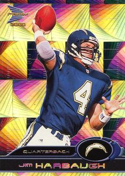2000 Pacific Prism Prospects - Holographic Mirror #78 Jim Harbaugh Front