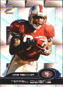 2000 Pacific Prism Prospects - Holographic Mirror #83 Terrell Owens Front