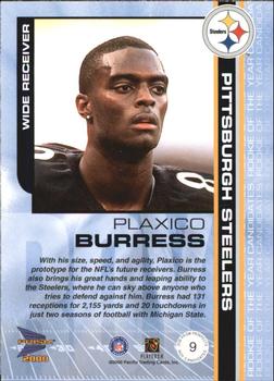 2000 Pacific Prism Prospects - ROY Candidates #9 Plaxico Burress Back