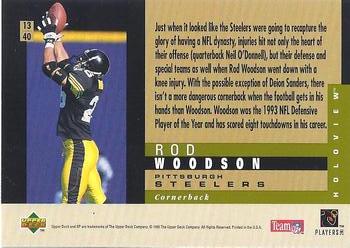 1995 SP - Holoviews #13 Rod Woodson Back