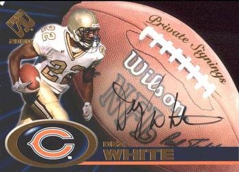 2000 Pacific Private Stock - Private Signings #5 Dez White Front