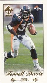 2000 Pacific Private Stock - PS2000 Action #17 Terrell Davis Front