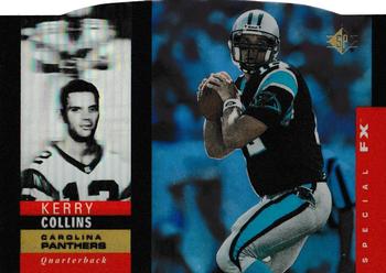 1995 SP - Holoviews Die Cuts #22 Kerry Collins Front