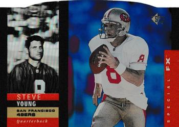 1995 SP - Holoviews Die Cuts #28 Steve Young Front