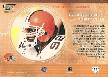 2000 Pacific Revolution - First Look #11 Courtney Brown Back