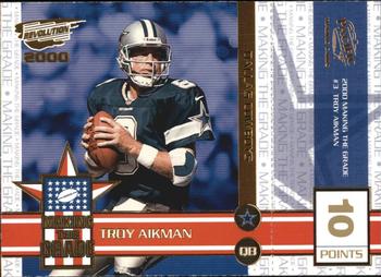 2000 Pacific Revolution - Making the Grade Gold #3 Troy Aikman Front
