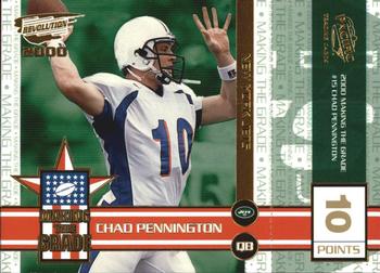2000 Pacific Revolution - Making the Grade Gold #15 Chad Pennington Front