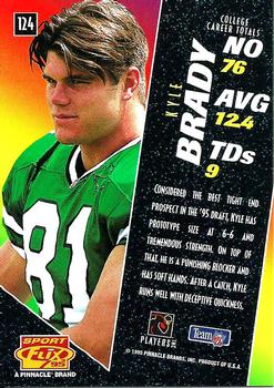 1995 Sportflix #124 Kyle Brady Back