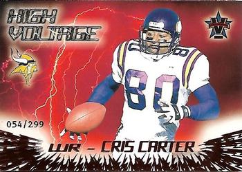 2000 Pacific Vanguard - High Voltage Red #19 Cris Carter Front