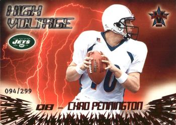 2000 Pacific Vanguard - High Voltage Red #24 Chad Pennington Front