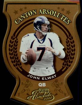 2000 Playoff Absolute - Canton Absolutes #CA 4 John Elway Front
