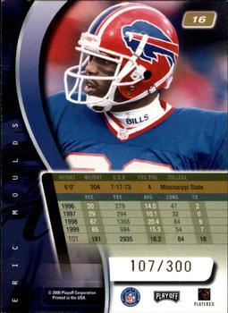 2000 Playoff Absolute - Coaches Honors #16 Eric Moulds Back