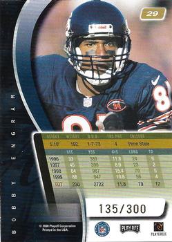 2000 Playoff Absolute - Coaches Honors #29 Bobby Engram Back