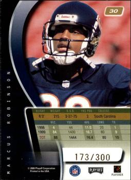 2000 Playoff Absolute - Coaches Honors #30 Marcus Robinson Back