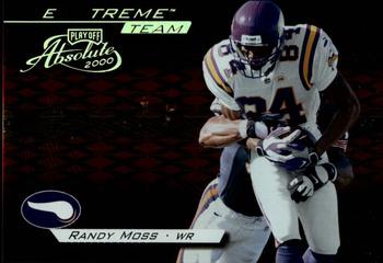 2000 Playoff Absolute - Extreme Team #XT-9 Randy Moss Front