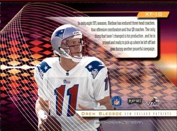 2000 Playoff Absolute - Extreme Team #XT-10 Drew Bledsoe Back