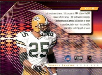 2000 Playoff Absolute - Extreme Team #XT-18 Dorsey Levens Back