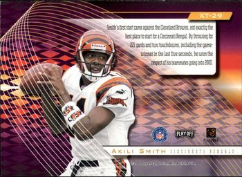 2000 Playoff Absolute - Extreme Team #XT-29 Akili Smith Back