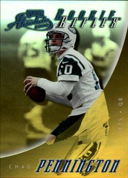2000 Playoff Absolute - Rookie Reflex Gold #RR8 Chad Pennington Front
