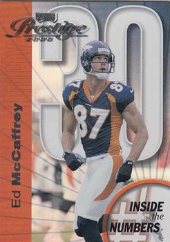 2000 Playoff Prestige - Inside the Numbers #IN30 Ed McCaffrey Front